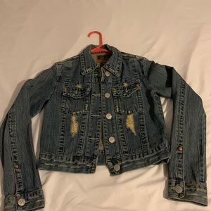 Rugged jean jacket